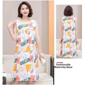 Oversized Sleeveless Cotton Summer Sleep Dress