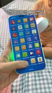 Điện thoại đồ chơi trẻ em Nội dung giáo dục phong ph. Bài hát thiếu nhi Việt Nam Đèn LED sống động