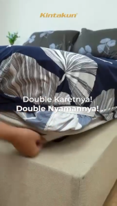 Sprei Kintakun Dluxe - Uk 160x200 & 180x200 Tinggi 25 cm Digital Printing Sprei Fitted - Microfiber