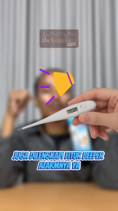 Thermometer Digital Beeper with Case Ketiak Alat Cek Ukur Suhu Thermo Mulut Oral Termometer Dubur Rectal Termo Anus Armpit Oxter