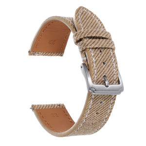 Denim Nylon Leather Watchband for Casio Vintage Cowhide Strap 18mm 20mm 22mm Business Watch Band for Seiko Men Women Accessories