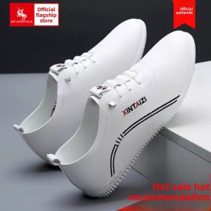 JIFANPAUL | Breathable Comfortable Soft Skin and Sole Casual Leather Shoes Trendy