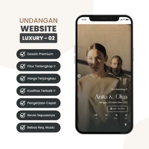 Undangan Digital Website Pernikahan Tema Luxury 02 Undangan Website Termurah