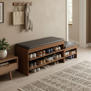 ZHUOHE | Space-saving Soft Seating Storage Bench