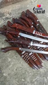 Pisau Sembelih Baja 30cm Ukir Mutu Simpay