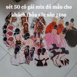 combo 50 Banner cô gái xinh xắn gắn bó hoa giỏ hoa giỏ quà cực đẹp - cô gái làm hoa xiền cực bắt mắt và thơ