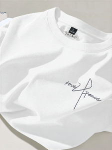 TUCANO | White Short Sleeve Pure Cotton Summer Casual Tshirt