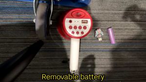 SIREN & WHISTLE Handy Megaphone Handheld Megaphone Speaker 3.7V 50W Record/Music/USB/TF/Buletooth Rechargeable Megaphone with Voice Recorder and USB Slot