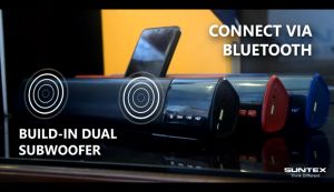 Apollo Supreme Original Bluetooth 5.0 Wireless Speaker Audio Soundbar FM AUX with Mic to answer calls compatible home