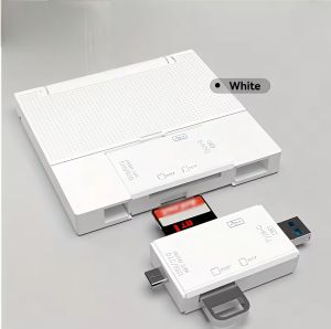 USB 2.0 7-in-1 Multi-functional Card Reader Storage Box TF SD Card Storage Box Micro Type-C Adapter Card Storage Box