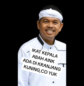 APEXION Ikat Kepala Khas Jawa Sunda Bando KDM Motof Simpel Dan Peraktis