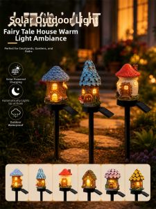 XLYS | Solar Powered Outdoor Mushroom House Decorative Light
