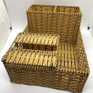 Khay đựng muỗng đũa đa năng rổ nhựa giả may đa năng hàng loại 1 sài bền - gia dụng Nari