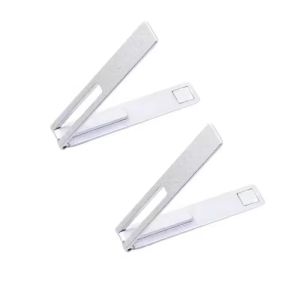 Magnetic Ultra Thin Foldable Mobile Phone Holder Bracket Metal Alloy Desktop Cell Phone Stands Universal Phone Support Kickstand