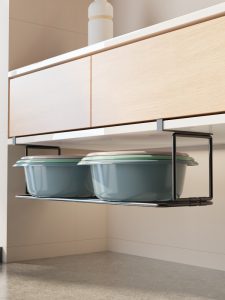 NIFENG | Wall-mounted Folding Bathroom Storage Shelf