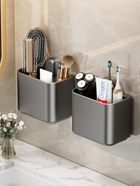 MOSHANG | Giá Đựng Treo Tường cho Bàn Chải Cạo Râu, Mỹ Phẩm, v.v ...