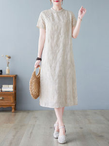DAIXIANGFEIZI | Summer Chinese Style A-line Midi Dress
