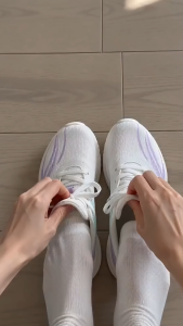 Women Breathable Running Sneakers Kasut Kasual Harian Anti Slip Outdoor Sports Kasut Sukan Wanita Ringan Sol Tebal for Walking Fitness Casual Wear