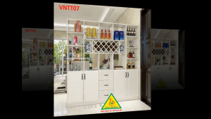 TỦ KỆ TRANG TRÍ KIÊM VÁCH NGĂN VNTT07B - Nội thất lắp ráp Viendong Adv