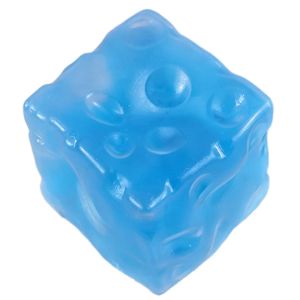 7cm Square Cheese Squishies Toy Vaseline Soft Simulated Transparent Sensory Fidget TPR Anti Stress Decompression Toy for Adults