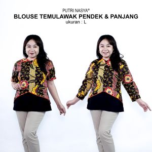 Blouse Batik Jumbo Wanita: Seragam Kantor & Pakaian Kerja Modis