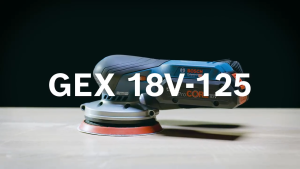 Bosch 18V Cordless Random Orbit Sander PRO GEX18V-125 PROFESSIONAL PRO GEX 18V-125  **SOLO or BATTERY CHARGER SET