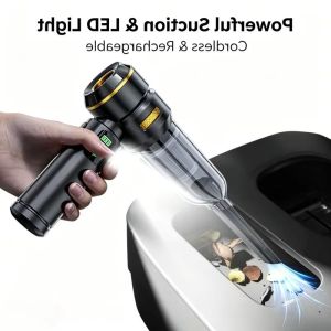 Mini Wireless Handheld Car Vacuum Cleaner 998000PA Powerful Strong Suction Cordless Portable Auto Cleaner