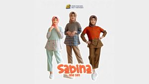 Setelan Baju Anak Perempuan Muslim Lengan Panjang Sabina Hoofla Kids