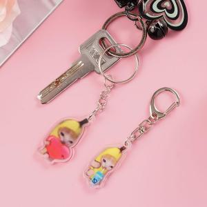 1Pcs Cartoon Banana Cat Key Chain Creative Bread Heart Keyring Key Holder Keys Bag Diy Jewelry Gift For Friends