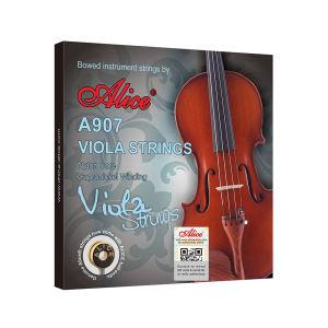 Alice | Alice A907 Viola Strings A/D/G/C Full Set Nylon Core Cupronickel Winding For 16" Violas Concert Performance Viola Instrument