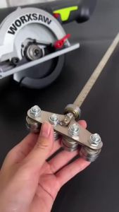 SU 1PCS 50cm Stainless Steel Circular Saw Guide Ruler Laser Engraved Scale Woodworking Straight Edge Cutting Guide for Table Saw