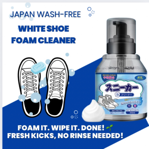 [SG STOCK] Japan Wash-Free White Shoes Foam Cleaner | Shoe Whitener | Sneaker Cleaner Shoe Spray