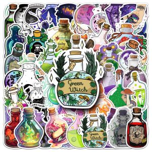 50-100PCS Magic Potion Graffiti Stickers Cartoon Creative Waterproof Decals for Luggage Notebok Skateboard Fantasy Journal Decor
