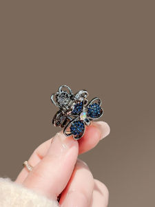 Elegant Small Hair Clip Rhinestone Womens Hair Accessories Fixed Hair Card Holder Mini Hair Gripper Personal Grooming Tool