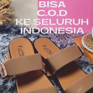 Sandal Flat Cewek / Sandal Teplek Wanita Teplek Masakinl Nyaman Trend Korea