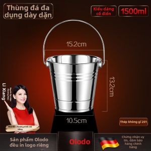 Olodo | Xô Đá Inox Di Động Thẩm Mỹ