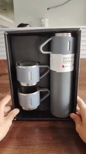 500ml Premium Travel Tumbler Double-Walled Stainless Vacuum Sports Water Bottle with Cup Handle