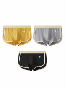 JIAZINI | 2026 New Men and Youth Cotton Boxer Shorts