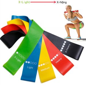 Bộ Dây Kháng Lực TPE Dành Cho Tập Luyện Thể Dục Dây Cao Su Tập Sức Mạnh Yoga Và Dụng Cụ Tập Gym Dây Đàn Hồi Tập Luyện Cho Tay Chân Hông