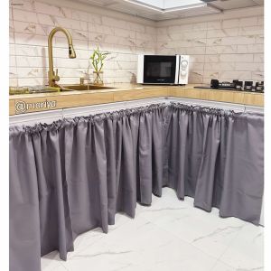 Plain Kitchen Sink Geana /Katrina Cloth Curtain Standard Size 60x30 inches Lababo Suksukan Curtain
