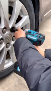 3-in-1 Cordless Impact Wrench Set Max 320N·m Brushless Motor Industrial Power Wrench Kit with LED Work Light For Car Repair Home Use