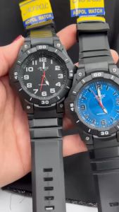 AOPOL นาฬิกาผู้ชาย สายยาง วินเทจของแท้ กันน้ำ100%