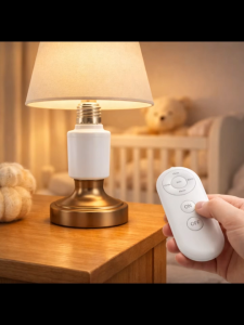 E27 60W Wireless Remote Control Smart Timer Switch Lamp Holder 220V House Multi Light Switch Baby Room Bedroom Timer Switch
