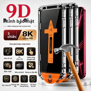 NNBILI 3 Miếng Kính Cường Lực Bảo Vệ Màn Hình Riêng Tư 9H Cho Các Mẫu iPhone Lắp Đặt Chống Trầy Xước Chống Gián Điệp Không Bong Bóng