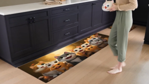 2026 New Arriva 2pcs of Absorbent Oil-Stain Resistant & Dirt-Repellent Long Floor Mats for Kitchen and Entryway 40x60cm + 40x120cm