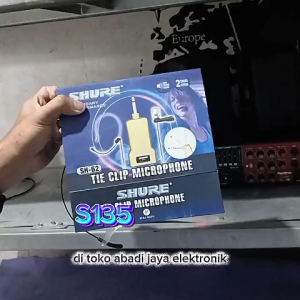 S135 MICROPHONE JEPIT KLIP ORIGINAL HEADSET MIC CLIP ELECTRET CONDENSOR  TECNOLOGY KABEL PANJANG 10M