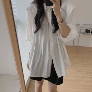 Bộ Đồ Hai Mảnh Thời Trang Mùa Hè Salt System Dành Cho Nữ Bộ Quần Short Ống Rộng Màu Trắng Sang Trọng Bộ Đồ Hai Mảnh Hợp Thời Trang