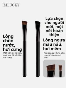 IMLUCKY | Cọ Chân Mày Lông Chải Cứng Lông Chồn Cao Cấp Đầu Phẳng Lớn