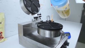 Khuôn Trái Tim Đôi Công Nghiệp Máy Làm Bánh Waffle