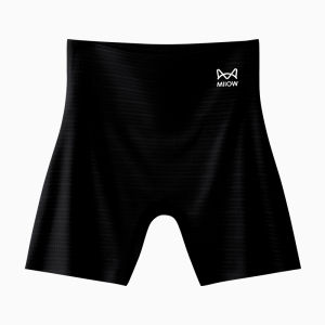 Miiow | Ice Silk Seamless Safety Pants Womens High Waist Shapewear Shorts Bottoming Underwear Three-In-One Summer Anti-Light
